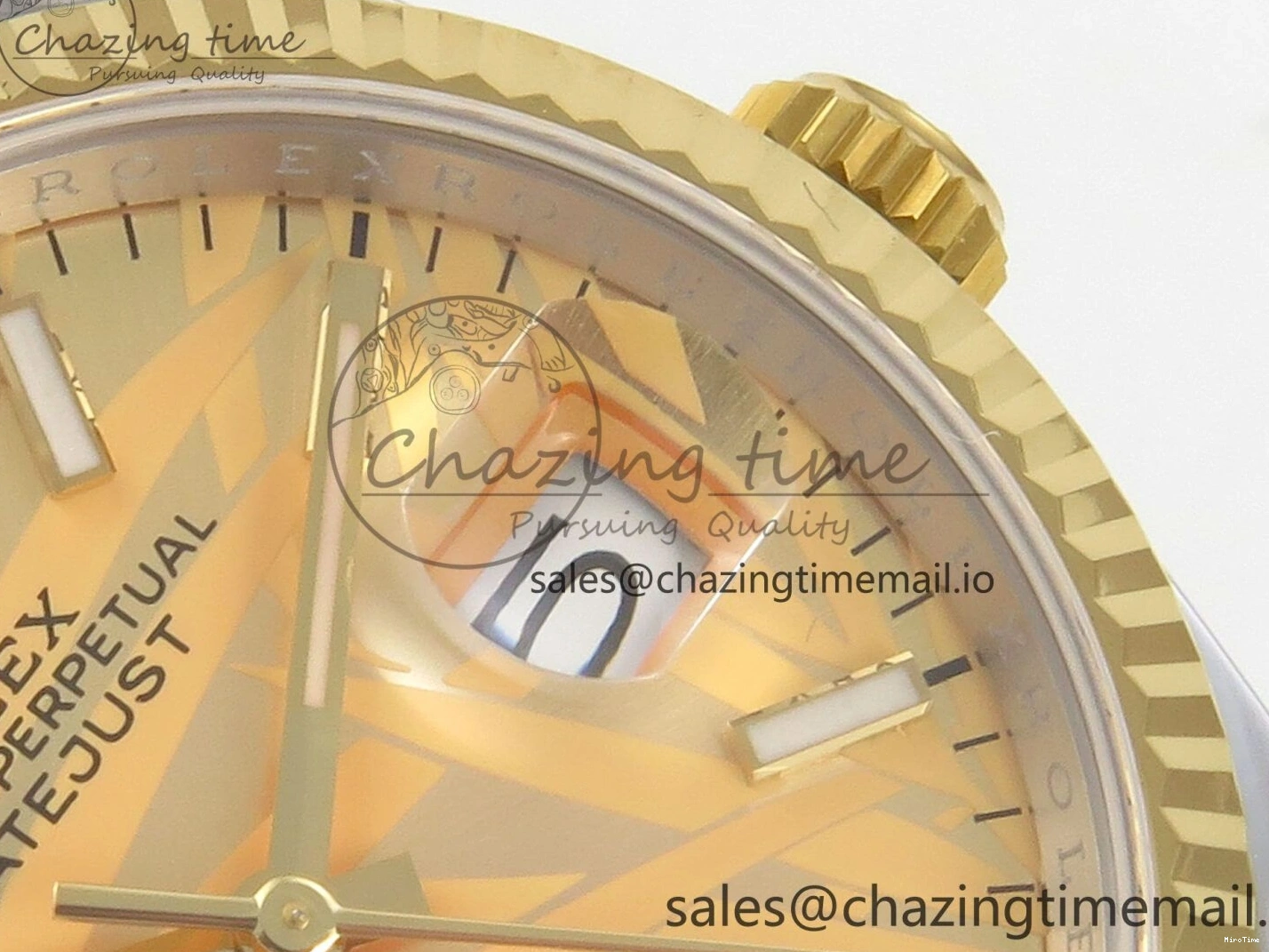 MiroTime 0510 Unisex DateJust 36 SS YG ARF 1:1 Best Edition 904L Steel YG Leaf Dial on Oyster Bracelet SH 92